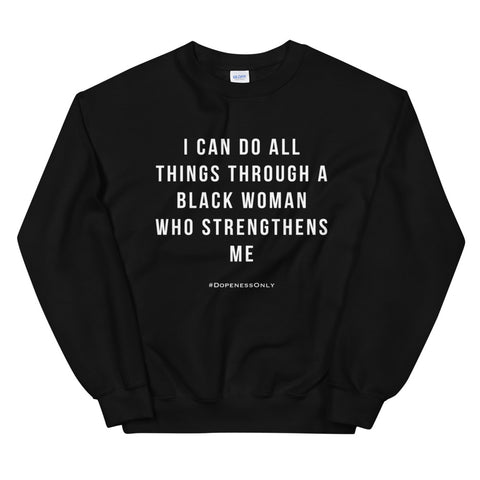 Black Strength Unisex Sweatshirt