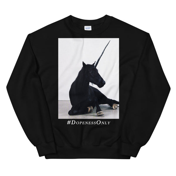 Black Unicorn Unisex Sweatshirt